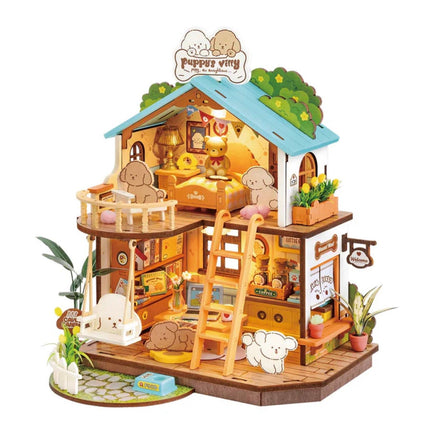Puppy's Cozy Villa wooden puzzle - ToyTime