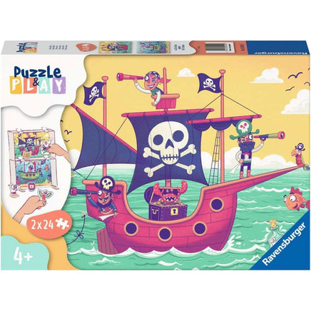 Puzzle and play Land in sight 2x24pcs - ToyTime