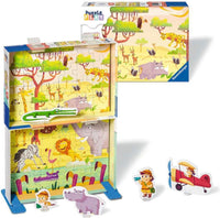 Puzzle and play Safari Time 2x24pcs - ToyTime