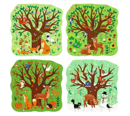 Puzzle Up Four Seasons 112+16+20+24Pcs Puzzles - ToyTime