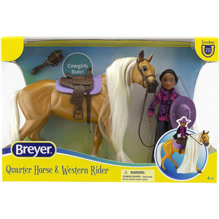 Quarter horse & western rider - ToyTime