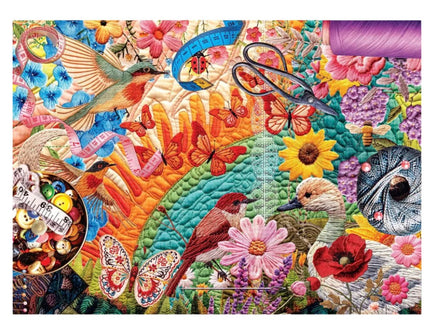 Quilted Flight of Creativity 1000pc Puzzle - ToyTime