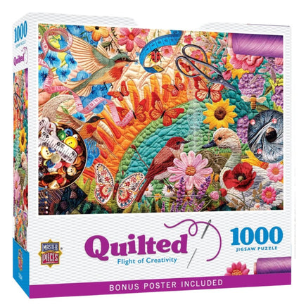 Quilted Flight of Creativity 1000pc Puzzle - ToyTime