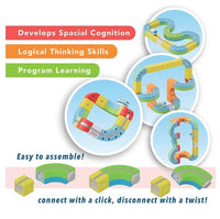 RailCube Magnetic Monorail Deluxe Block Set - ToyTime