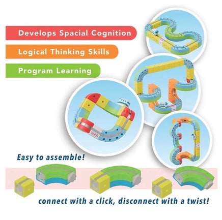 RailCube Magnetic Monorail Deluxe Block Set - ToyTime