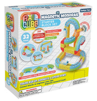 RailCube Magnetic Monorail Starter Block Set - ToyTime