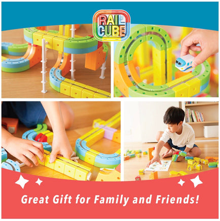 RailCube Magnetic Monorail Starter Block Set - ToyTime