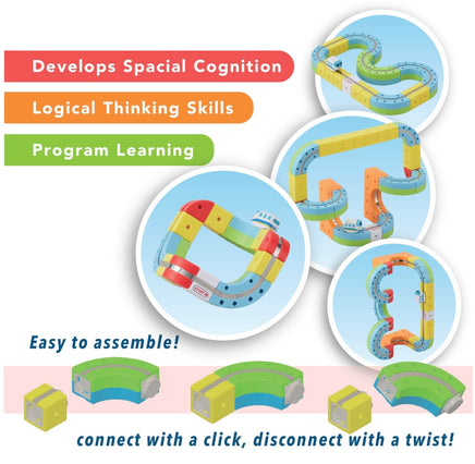 RailCube Magnetic Monorail Starter Block Set - ToyTime