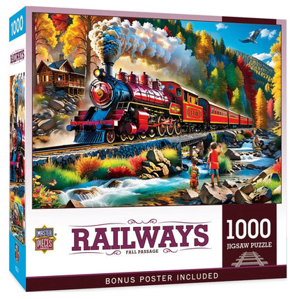 Railways Fall Passage 1000pc Puzzle - ToyTime