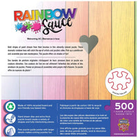 Rainbow Sauce Welcoming 500pc Puzzle With Heart..@Masterpcs - ToyTime