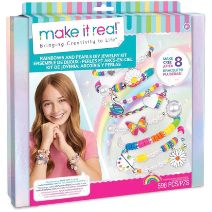 Rainbows And Pearls Diy Jewelry Kit - ToyTime