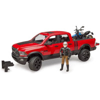 RAM 2500 Power Wagon w/ Ducati Scrambler Desert Sled and Driver 02502 - ToyTime