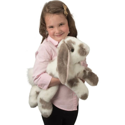 Ramsey Gray Spotted Bunny 14862@Douglas - ToyTime