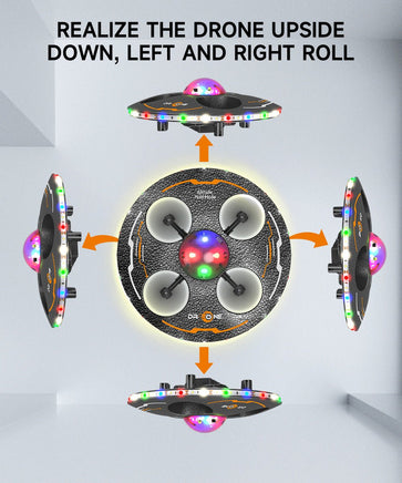 RC Flying UFO Quadcopter LED Luminous Drone - ToyTime