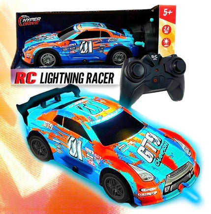 RC Lighting Racer Blue - ToyTime