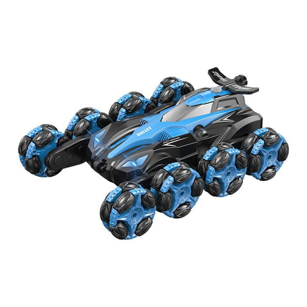 Rc Stunt Cars 2.4Ghz Double Sided 8 Wheels Drift Vehicle LED Lights Crawler With Spray - ToyTime