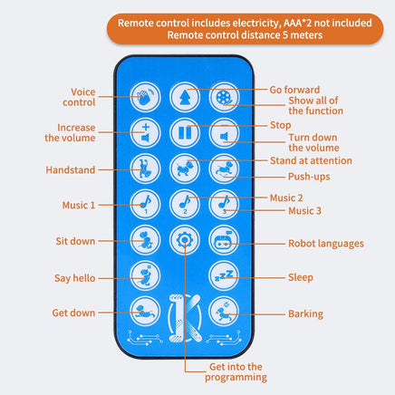 RC Voice Programming Stunt Robot Dog Educational Toys - ToyTime