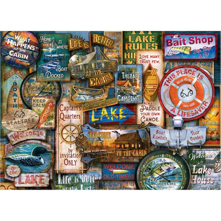 Realtree Off to the Lakehouse 1000 pc - ToyTime