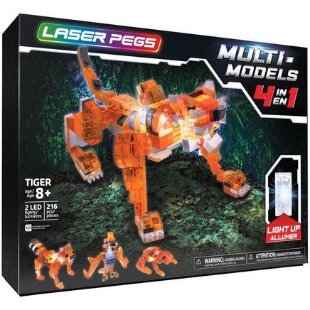 Red Tiger MultiModel Building Set..@Laser_Pegs - ToyTime