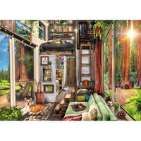 Redwood forest tiny house 1000pc puzzle - ToyTime