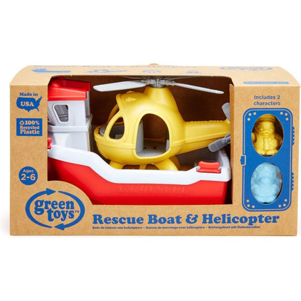 Rescue Boat And Helicopter..@Green Toys - ToyTime