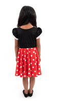 Retro Polka Dot Twirl dress size 4 - ToyTime