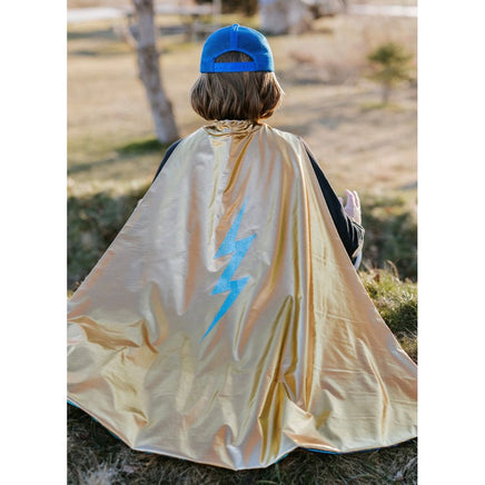 Reversible blue lightning holographic cape 5/6 - ToyTime