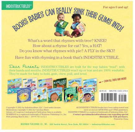 Rhyme With Me Indestructibles - ToyTime