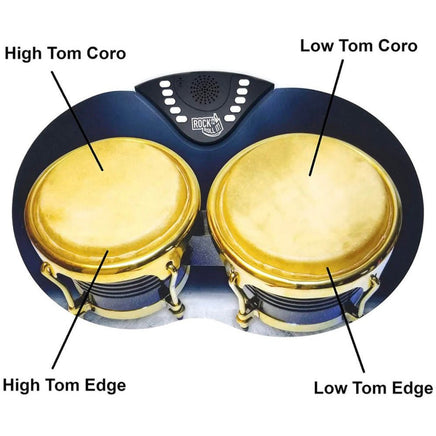 Rock And Roll Flexible Roll Up Bongos - ToyTime