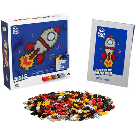 Rocket Puzzle By Number 500pc - ToyTime