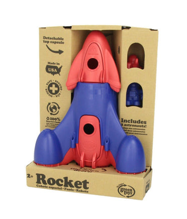Rocket with Red Top - ToyTime