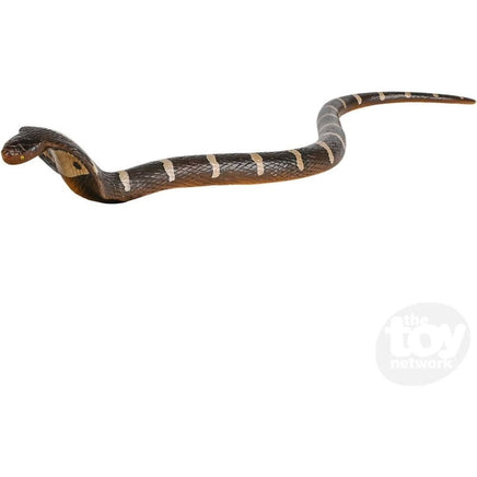 Rubber Dark Cobra Snake - ToyTime