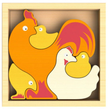 Rubberwood Family Puzzle - ToyTime