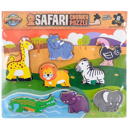 Safari chunky wooden puzzle - ToyTime