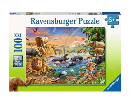 Savannah Jungle Waterhole 100pc Puzzle - ToyTime