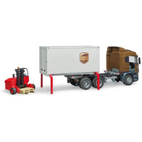 Scania R - Series UPS Logistics Truck w/ Forklift 03581 - ToyTime