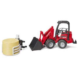 Schäffer Compact Loader w/ Bale Gripper and Bale 02192 - ToyTime