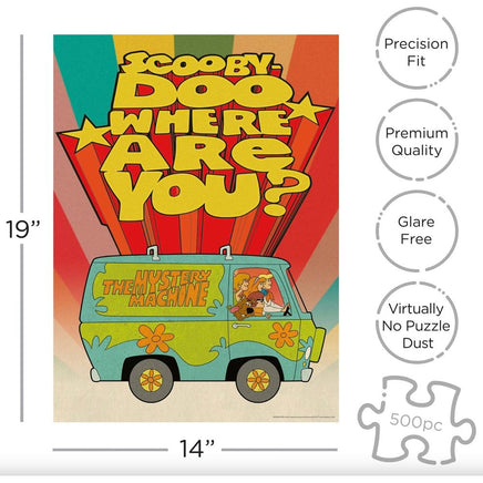 Scooby Doo Where Are You? 500 Piece Jigsaw Puzzle - ToyTime