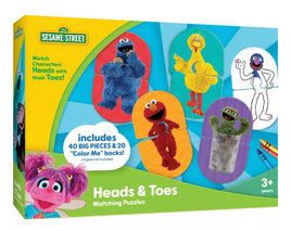 Sesame Street Heads and Toes Matching Puzzles - ToyTime