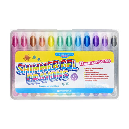 Shimmer Gel Crayons - ToyTime