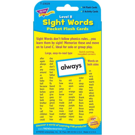 Sight Words – Level B - ToyTime