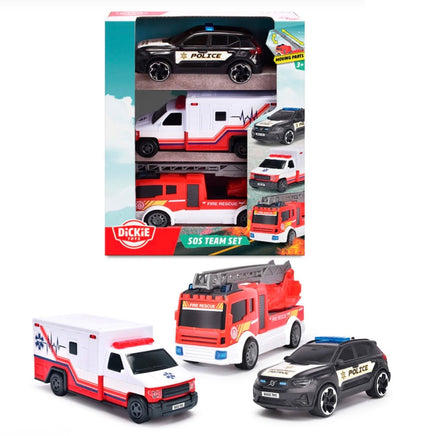 Simba Dickie SOS Team Metal Service Vehicles - ToyTime