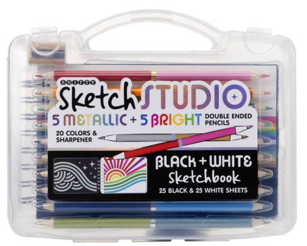 Sketch Studio wtih 20 Colors and Sharpener - ToyTime