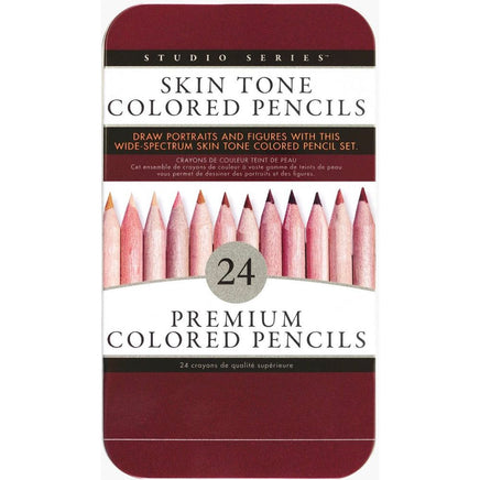 Skin Tone Colored Pencils/24 - ToyTime