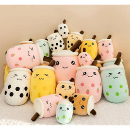 Small Bubble Milk Tea Giant Pillow Toy Boba Tea Plush 8 inch - ToyTime