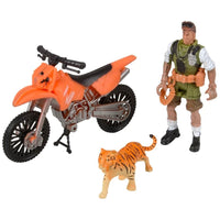 Small Jungle Motorcycle Play Set - ToyTime