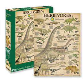 Smithsonian HERBIVORES 500PC PUZZLE - ToyTime