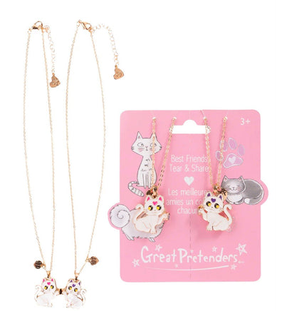 Smitten Kitten Tear & Share Necklaces 2pc Set - ToyTime