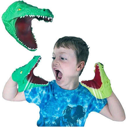 Snap Attack Crocodile Hand Puppets - ToyTime