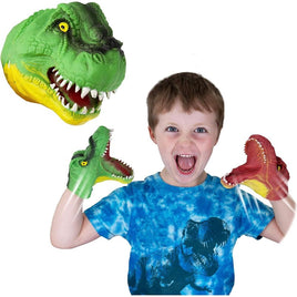 Snap Attack Dinosaur Hand Puppets - ToyTime